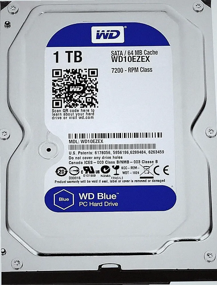 3.5" SATA 1TB HDD Internal Hard Drive for Desktop with Windows 7/10 Pro Legacy