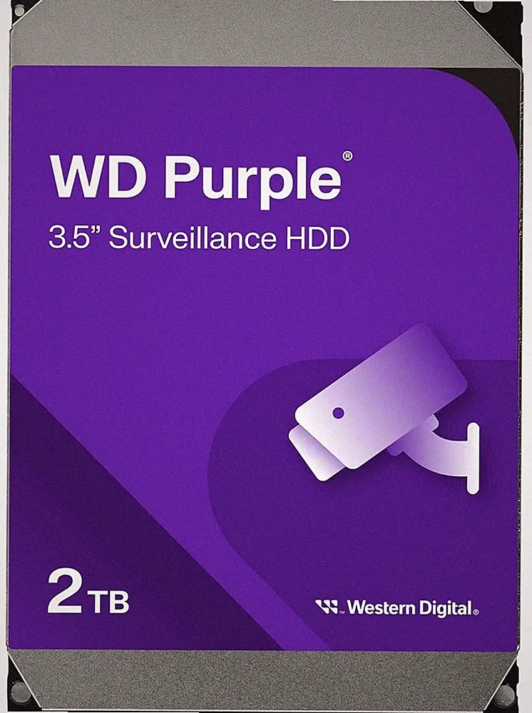 NEW WD Purple 2TB Internal Hard Drive Surveillance WD22PURZ