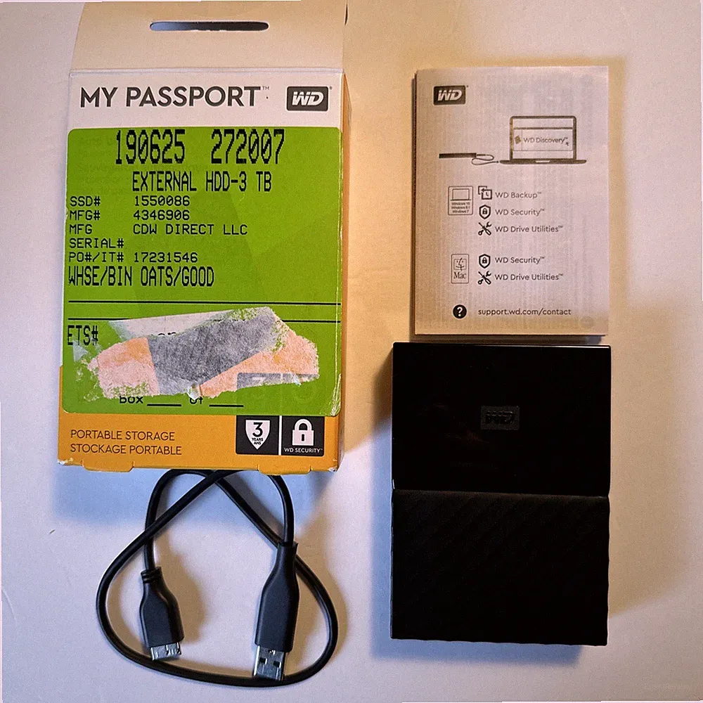 WD 3 TB My Book USB 3.0 Desktop Hard Drive