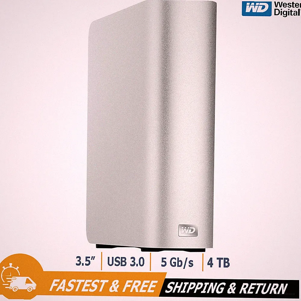 WD My Book Studio 4TB Desktop External Hard Drive HDD for PC, Mac WDBHML0040HAL